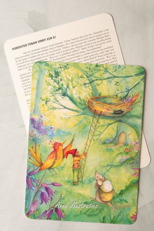 Kabouter Toban vindt een ei