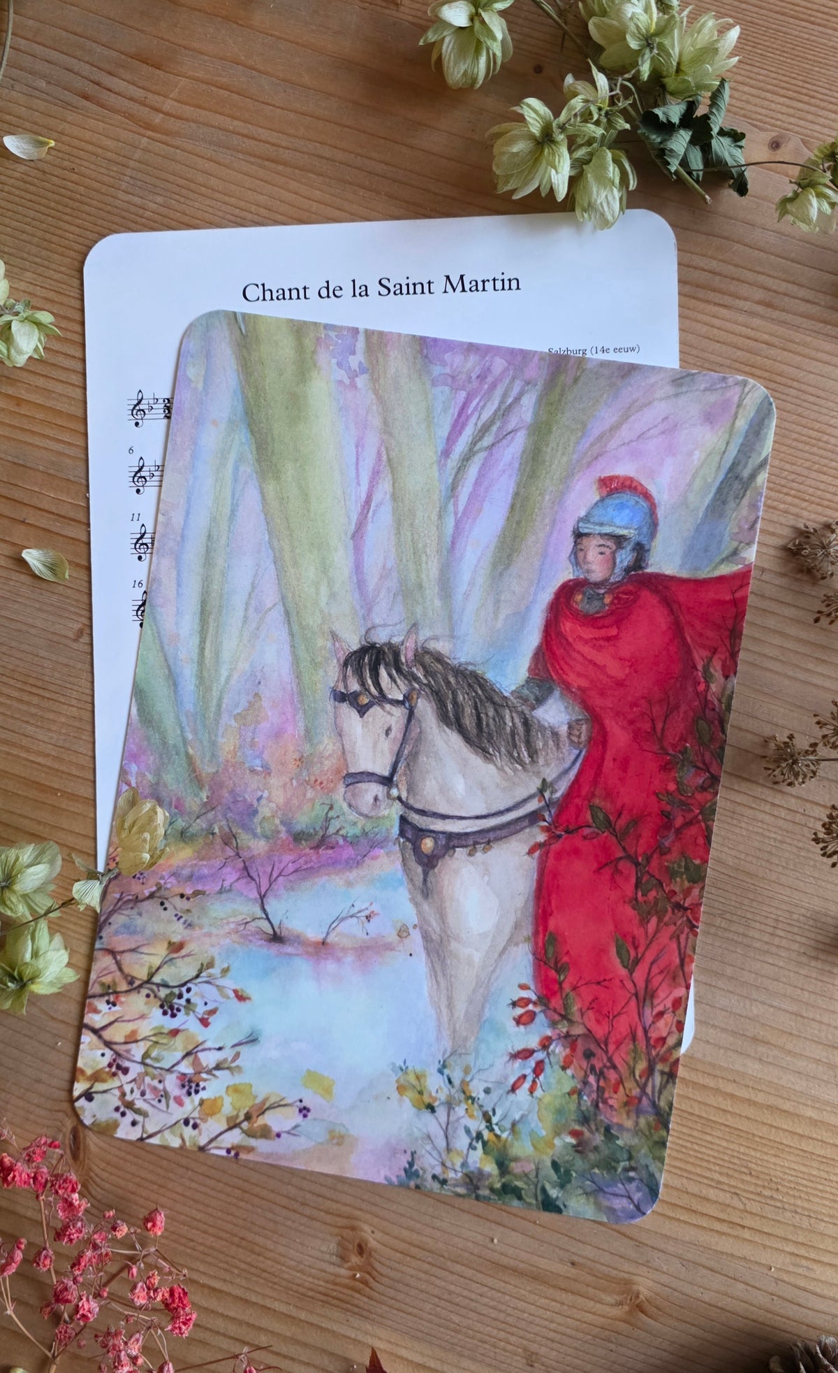 Liedkaart: Chant de la Saint Martin