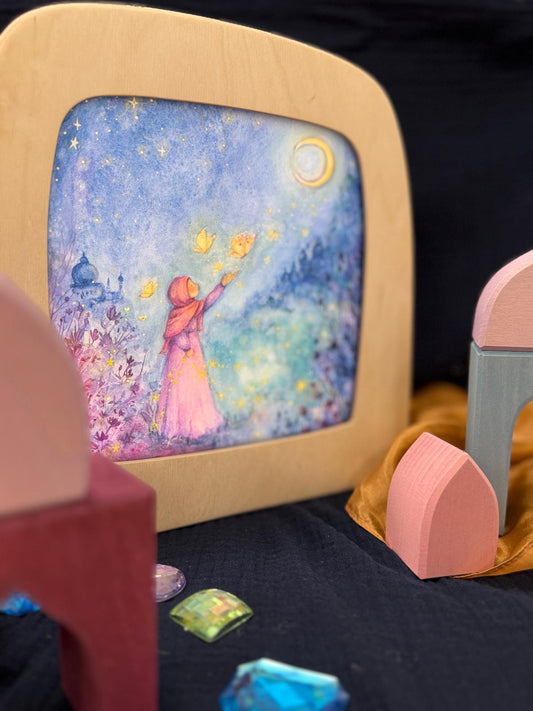 Toverlux silhouet: Nachtvlinder