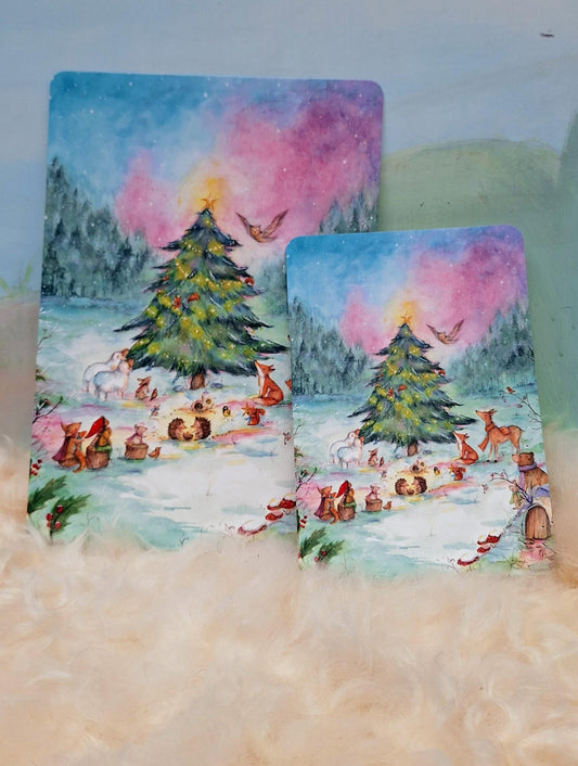 Winterfeest in het bos