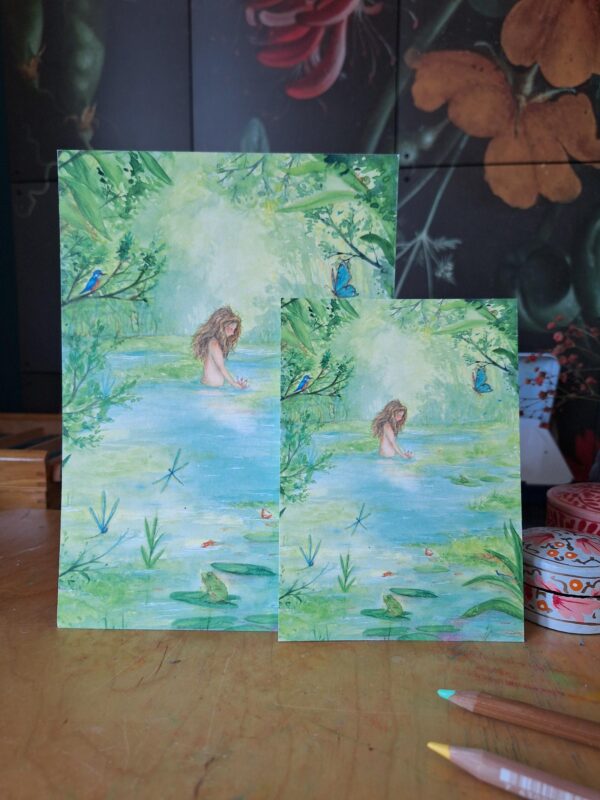 A5 kaart waternimf - Afbeelding 4